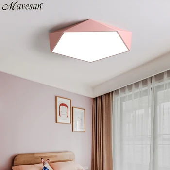 Macarons Loft Lys Farverige Lampeskærm Lampe Til stuen, Soveværelset, børneværelset loft mount indendørs belysning loftsbelysning