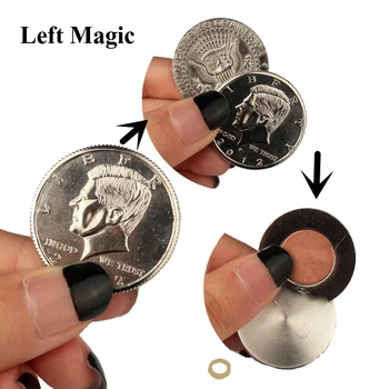 Særlige Magnetic Flipper Coin Butterfly Mønt Magiske Tricks Penge Magic Tilbehør Stadium Street Tæt Op Komedie Rekvisitter