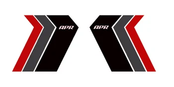 2stk APR logo klistermærke Til bilens karosseri Volkswagen VW R RLINE GTI AUDI RS SLINE