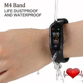 Smart Armbånd M4 Smartband Blodtryk Pulsmåler Fitness Tracker Vandtæt Smart Armbånd Band