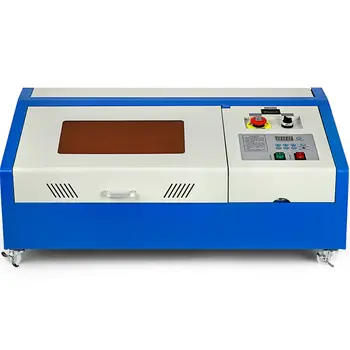 40W CO2-Laser Cutter Engraver Gravering Cutting Machine USB-300x200mm LCD-Hjul