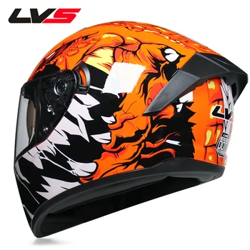 Professionel motocross-hjelm full face-racing hjelm, motorcykel dobbelt linse serie DOT godkendt Capacete Casco