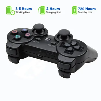 Trådløs Bluetooth-Controller til SONY PS3, Trådløst Joystick til Playstation 3, PC