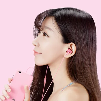 Oprindelige Xiaomi Stempel In-Ear Stereo Hovedtelefoner Med Fjernbetjening og Mic Musik Mi Headsets Til Xiaomi Samsung SE IPhone 5s 6 6s MP3