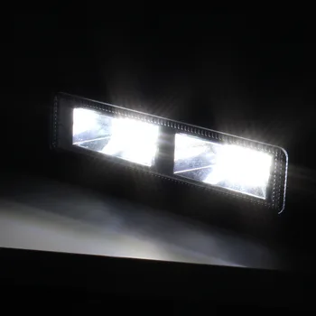 2 x 60W LED-arbejdslampe Bar Off road Tåge, Køre i Jeep SUV 4WD Truck 6inch Førte arbejde lys bar