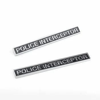 1 stk Gratis Fragt Politiet Interceptor Badge Mærkat Logo Emblem Navneskilt