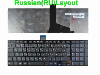 RU russisk Tastatur til TOSHIBA C55-EN BLANK SORT RAMME For Win8 Ny Laptop Tastaturer PN:NSK-TVPSU 9Z.N7US0.P0R