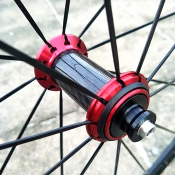 Ultralet cykel hjul sæt 120 ring bærende 700C 40mm kulfiber rør hub road bike hjul sæt V bremse hjul