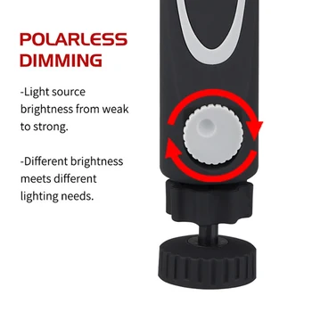 Dæmpbar COB Folde arbejdslys med Magnet, LED-Multi-function-Lampe USB-Opladning for Camping Udendørs Bærbare LED Lommelygte