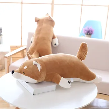 Et Stykke Kawaii Dog Toy Sove Pude Ned Bomuld Bløde Akita Pude Børn Fødselsdagsgave Kreative Dukker 2 Størrelsen