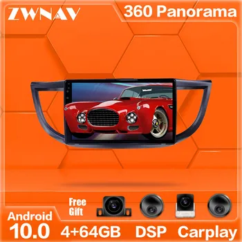 360 Kameraer Android 10.0 system Car Multimedia Afspiller Til Honda CRV 2011-GPS Navi Radio stereo IPS Touch skærm head unit