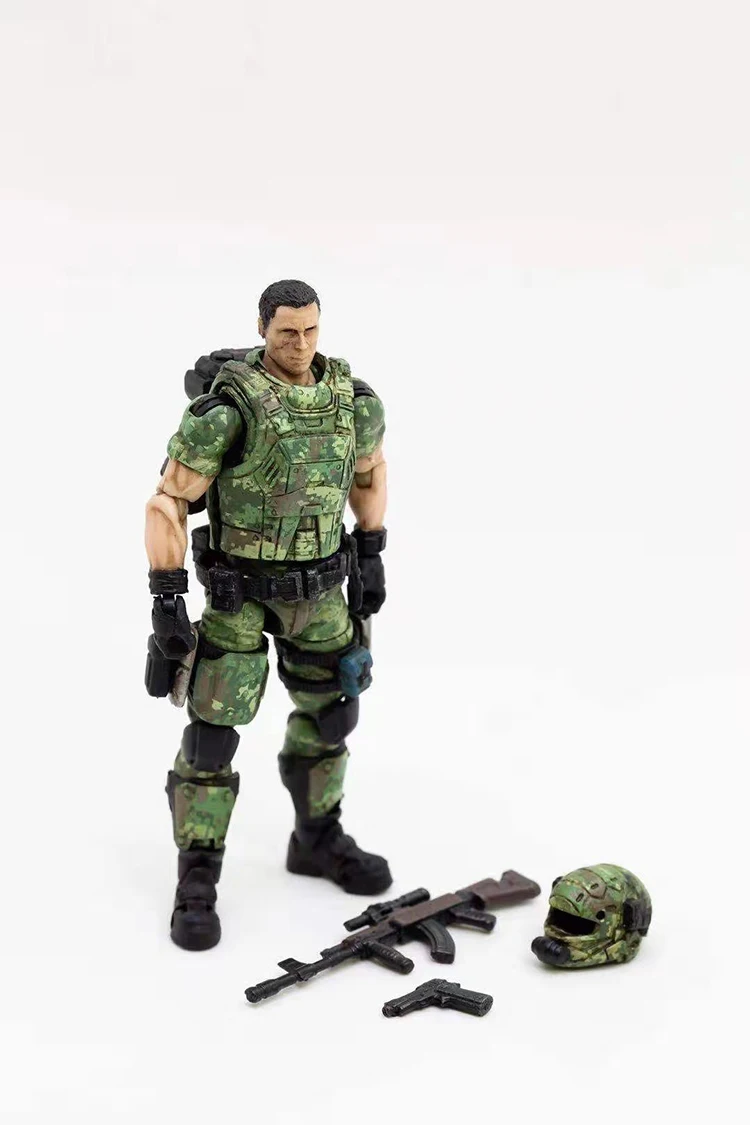 1/18 JOYTOY Action Figur russiske Hærs Camouflage Uniform Soldat Tal Collectible Toy Militære Model Julegave Til Mænd