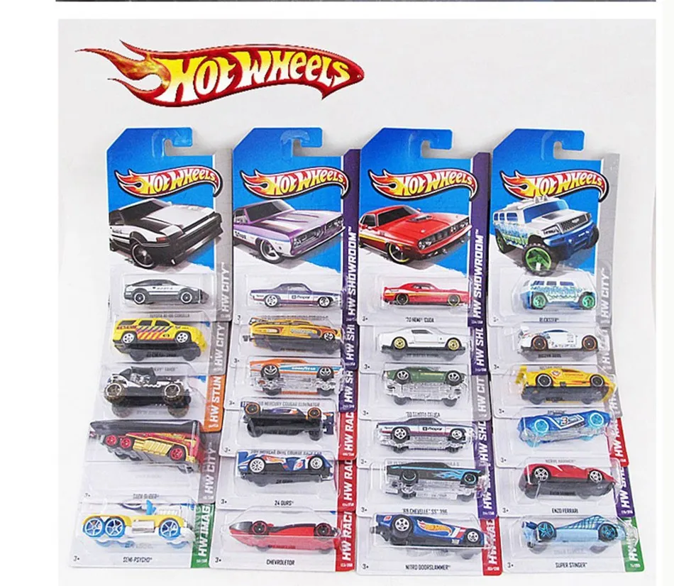 1-72pcs/max Hot Wheels Trykstøbt Metal Mini-Model Bil Brinquedos Hotwheels Toy Bil, Børn, Legetøj Til Børn, Fødselsdag, 1:43 Gift