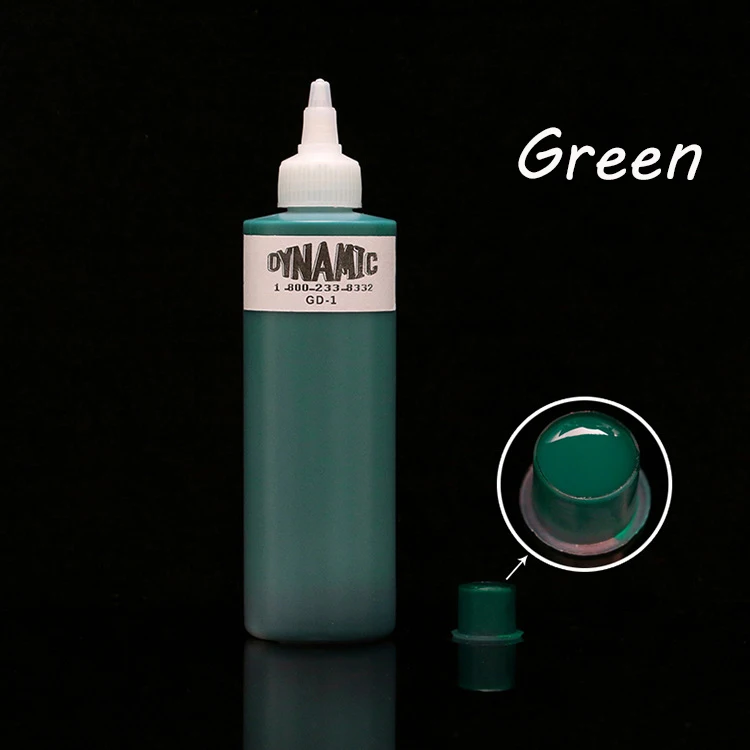 1 flaske Dynamic Tattoo Ink 250ml 8 ounce 330g (8 farver kan vælge) Tatoveringer Pigment kit til Foring og Skygge