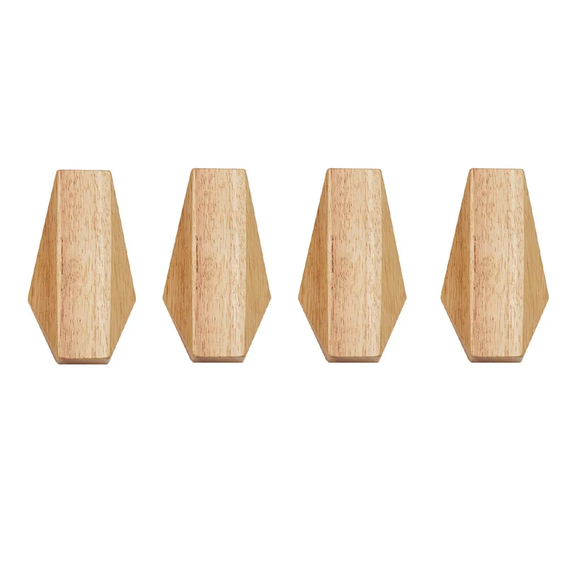 1 stk Ny Japansk Stil er Enkel og Moderne Massivt Træ Krog Væggen Hængende Dekoration Husstand Håndklæde Nøgle Krog Montering Værelse Knager