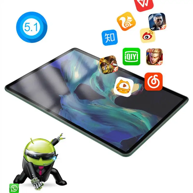 10.1 tommer Tablet PC Android-1+16G 2+32G 8 Core IPS-Skærm 3G-Telefon Opkald, GPS, WiFi, Bluetooth Børn Børn Læring Gave 4000MAH