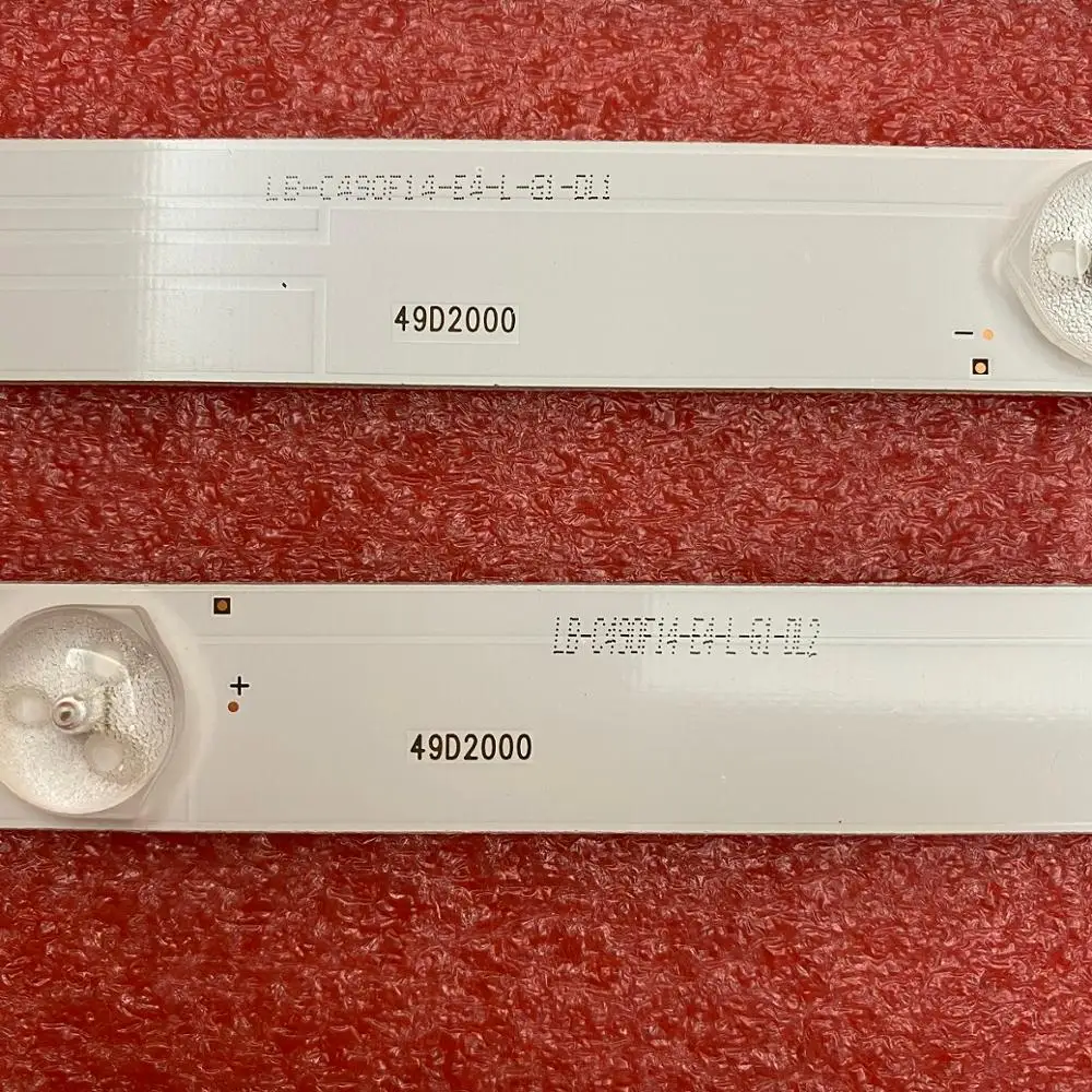 10 STK/sæt LED-baggrundsbelysning strip for LE49A509 LE49A6R9 LB49006 49D2000 LB-C490F14-E4-L-G1-DL1 DL2 KHP200650C KHP200650B KHP200649B