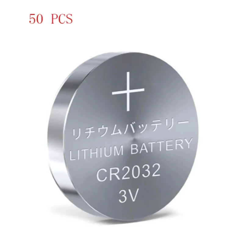 100Pcs 3V CR2032 Lithium knapcelle Batteri BR2032 DL2032 CR2032 Knap Coin Cell BatteriesFor Ure ure, lommeregner