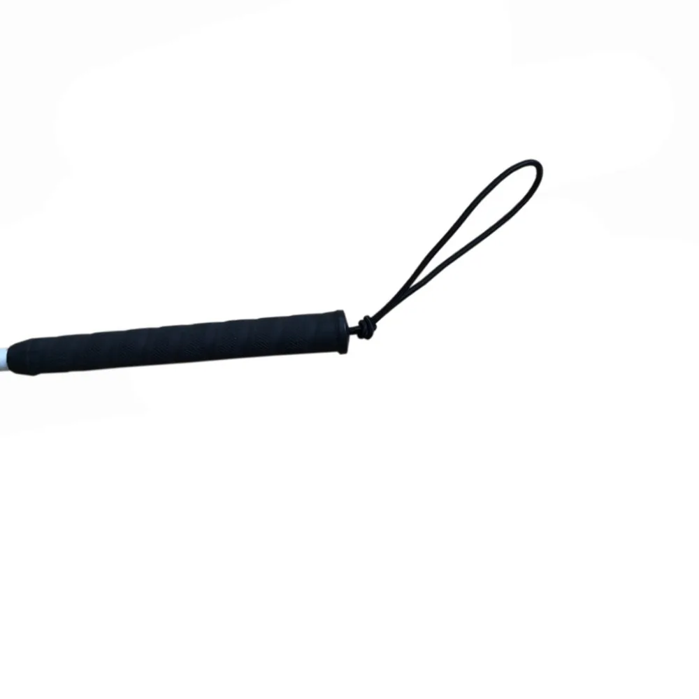 105cm-155 cm,sort Håndtag, Aluminium mobilitet folde sukkerrør for blinde (folder ned på 5 afsnit)