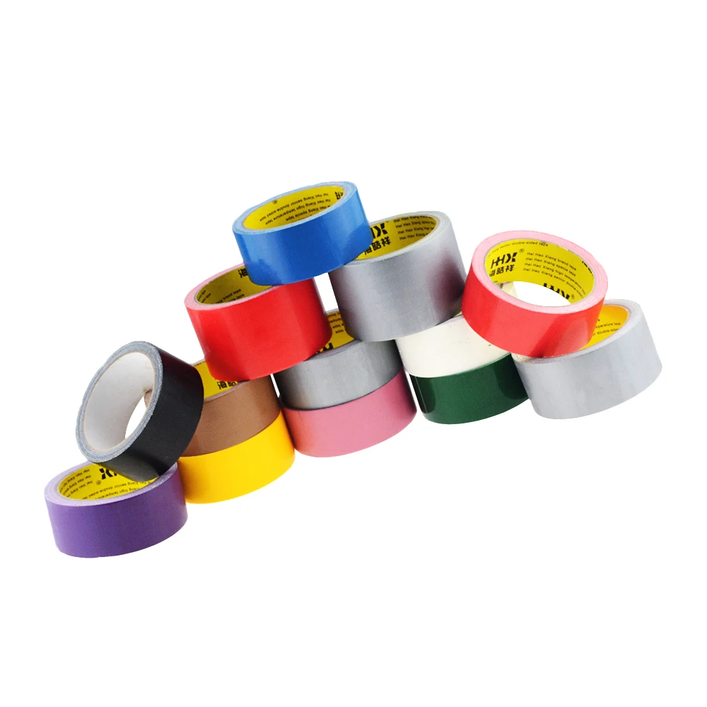 10M/Roll DIY-Flerfarvet Enkelt-sidet Vandtæt tøj Gaffatape Klæbrig Lim Klud Gaffatape Roll Håndværk Reparation Tæppe Tape