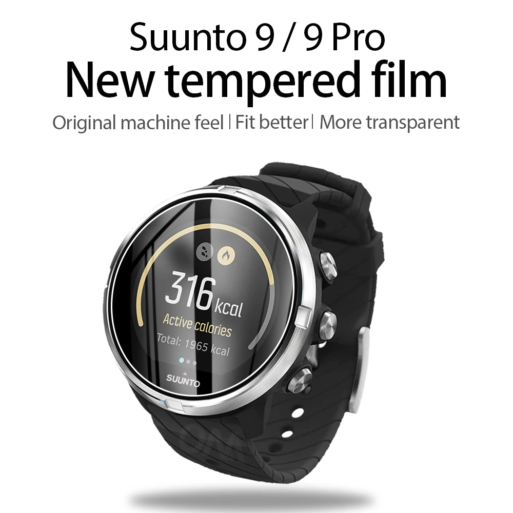 10stk 9H Premium Hærdet Glas Til Suunto 9 smart ur Screen Protector Film Tilbehør Til Suunto 9 Pro smartwatch