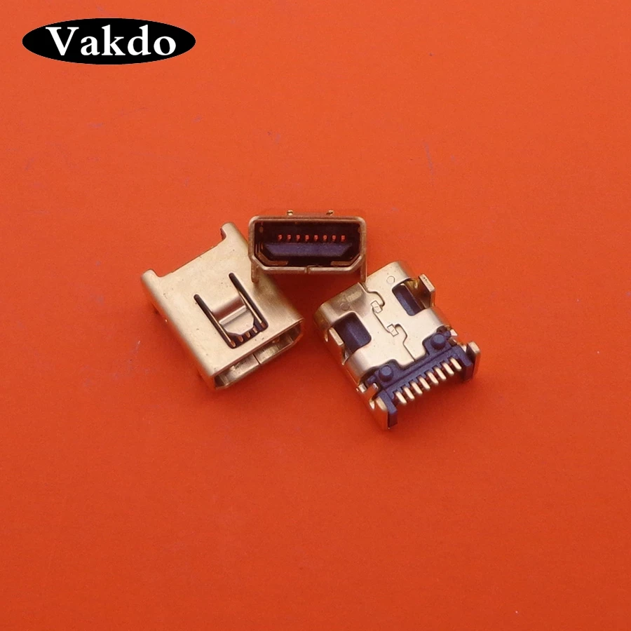 10stk/lot 4 DIP fod 8Pin Mini-USB-Jack Female Stik, micro usb Stik til digital-og andre produkt-opladning port