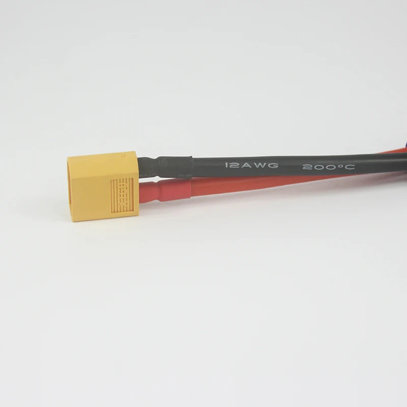 10stk/masse XT60 Power Distribution 4 Par 3,5 mm Banan Stik Parallel JSO Kabel-Udvidelse Y-Splitter til QuadCopter 20cm