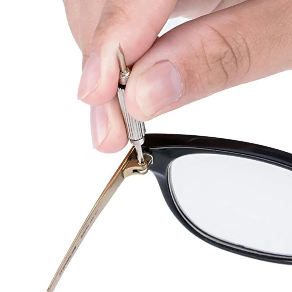 På tilbud! 1100pcs Værktøj Sæt Brille håndværktøj Kit Micro Skruer, Sortiment Næse Puder Pincet Skruetrækker Til Briller - Værktøjer >