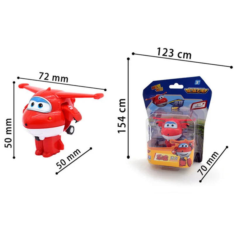 12 stil Mini Super Vinger Deformation Mini JET ABS Robot toy Action Figurer Super Wing Transformation legetøj til børn gave