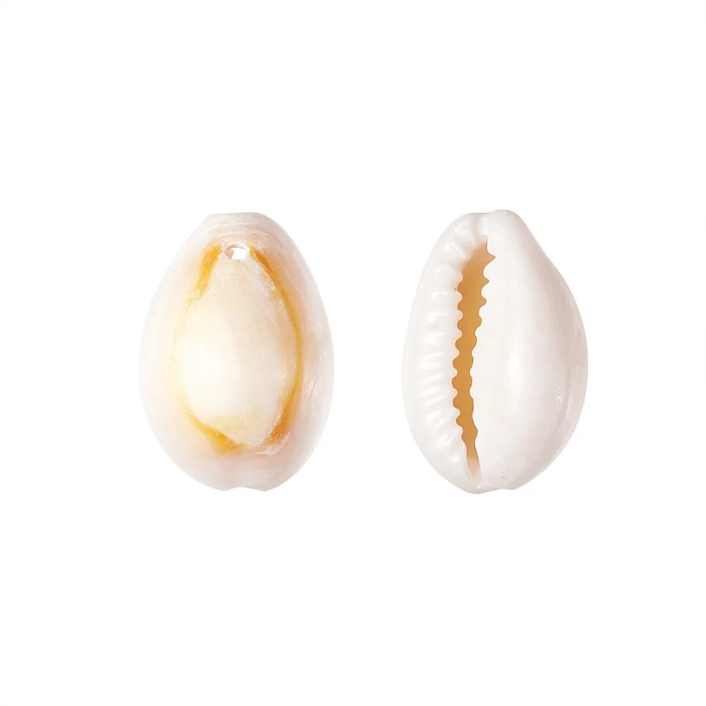 120~150pcs/max Spiral Shell Løse Perler Kostume Cowrie Skaller Oval Seashell Perler DIY Smykker at Gøre Resultaterne 9~12x10~16x3~7mm