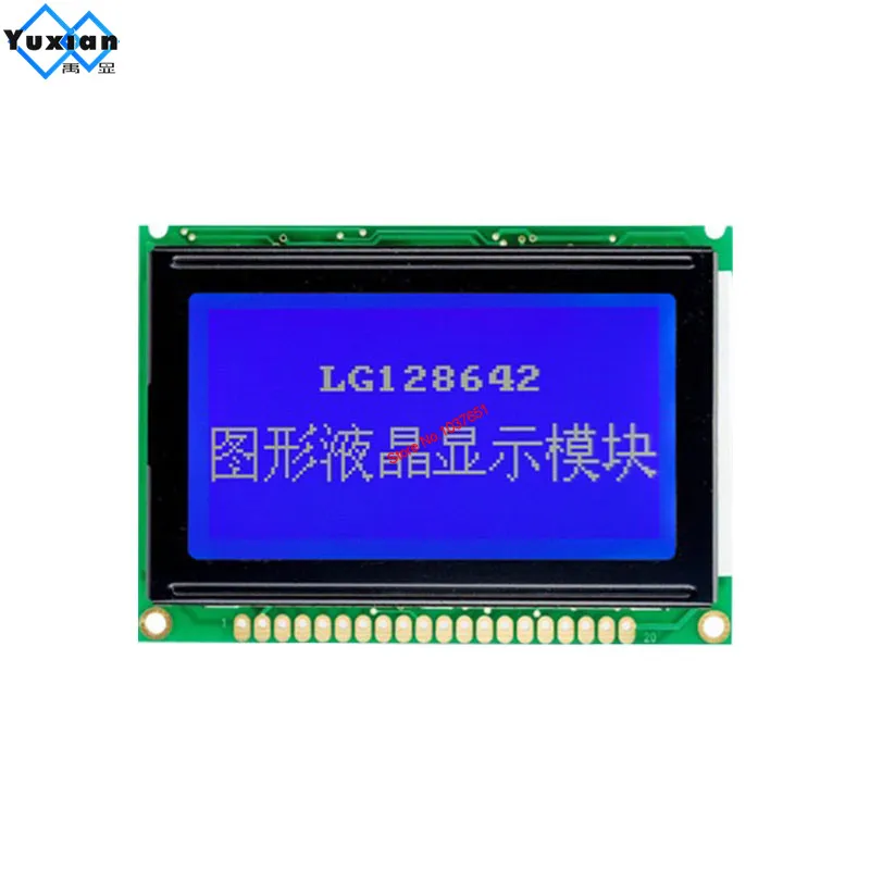 12864 128*64 lcd-display grafisk s6b0107 god kvalitet blå grøn LG128642 75x52.7cm i stedet WG12864B AC12864E PG12864LRS-JNN-H