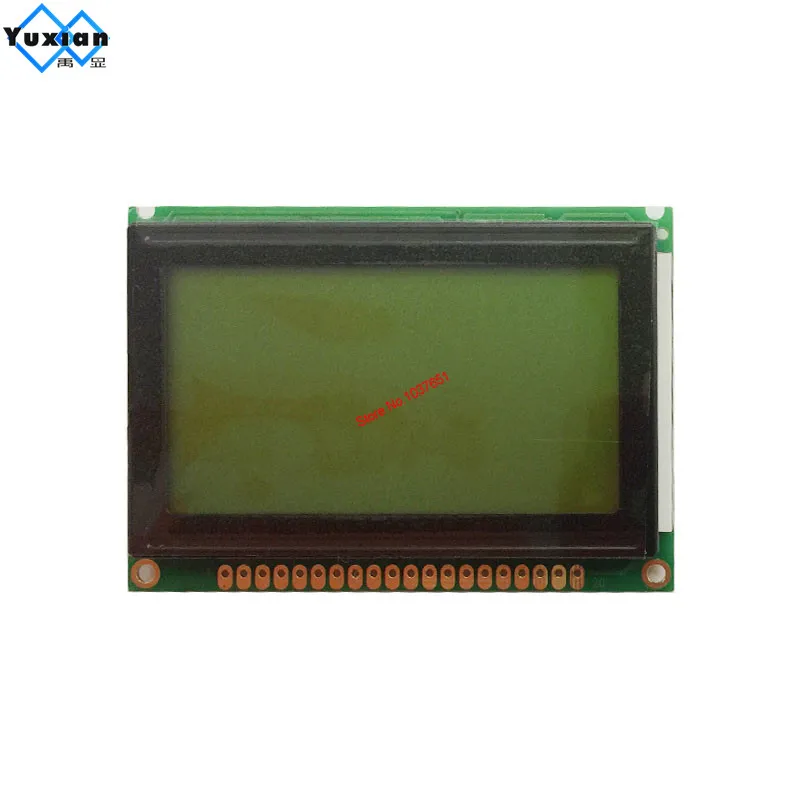 12864 128*64 lcd-display grafisk s6b0107 god kvalitet blå grøn LG128642 75x52.7cm i stedet WG12864B AC12864E PG12864LRS-JNN-H