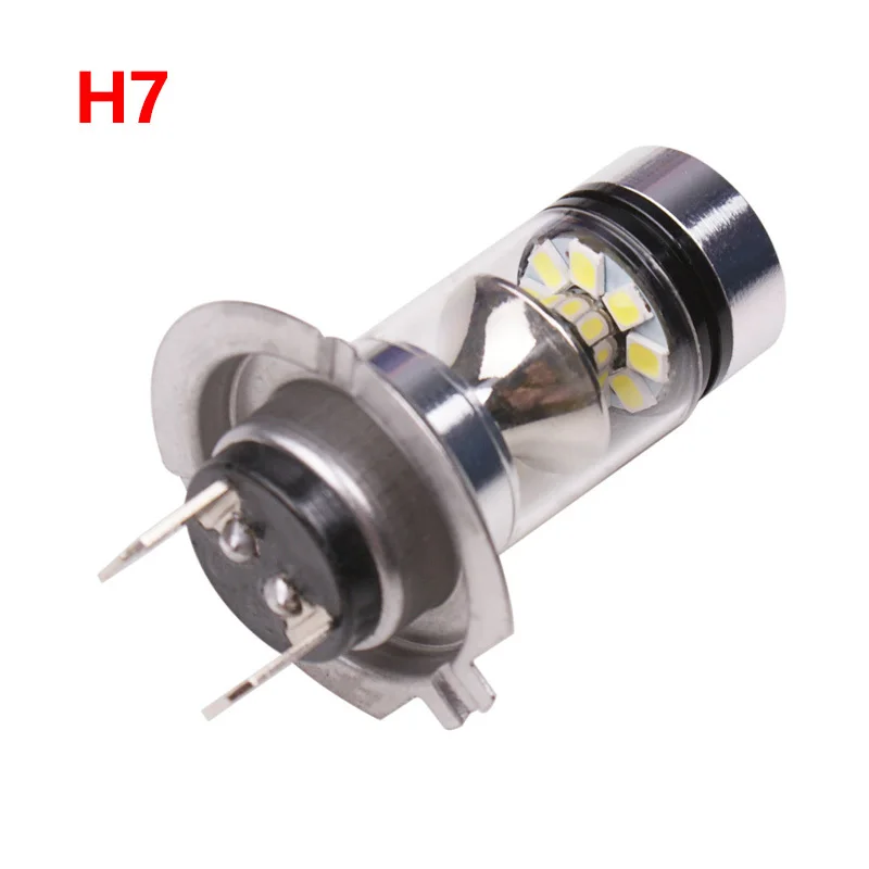 12V 24V H4 H7 LED 100W 3030 20SMD 6500K LED tågelygter Super Lyse Hvide Lampe Pære Forlygter til Bil