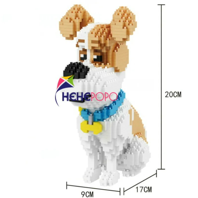 1350pcs 16064 Sidde Mike byggesten Cute Pet Hund Model Mini Mursten Toy Pædagogisk Legetøj for Børn Sjove Piger Gaver Legetøj