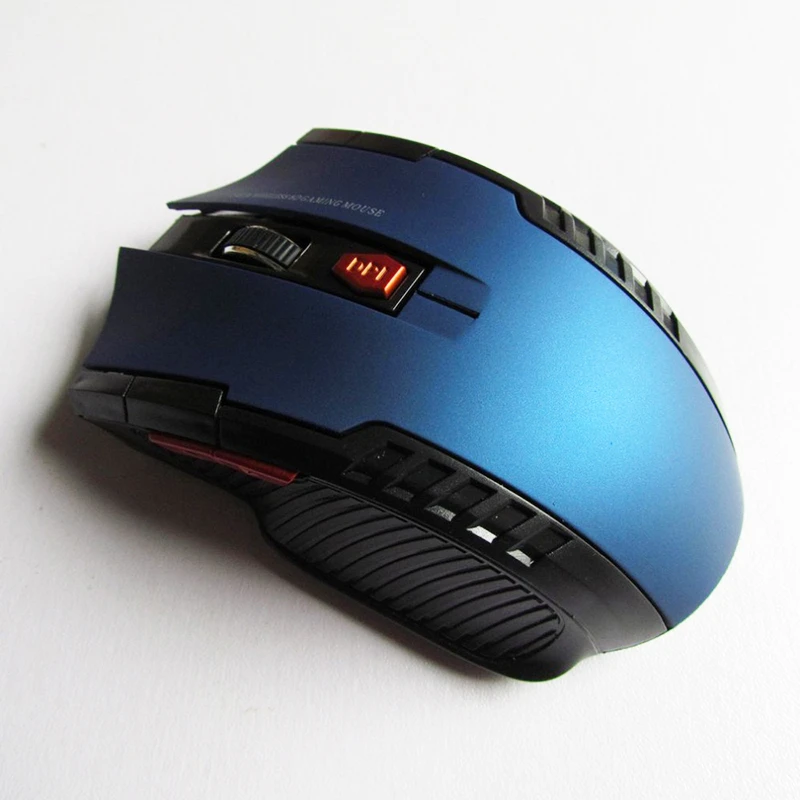 1600DPI Wireless Gaming Mouse Optical Ergonomisk Mus Professionel Transportabel Mini-USB-Gamer Mus Til PC-Bærbar Computer