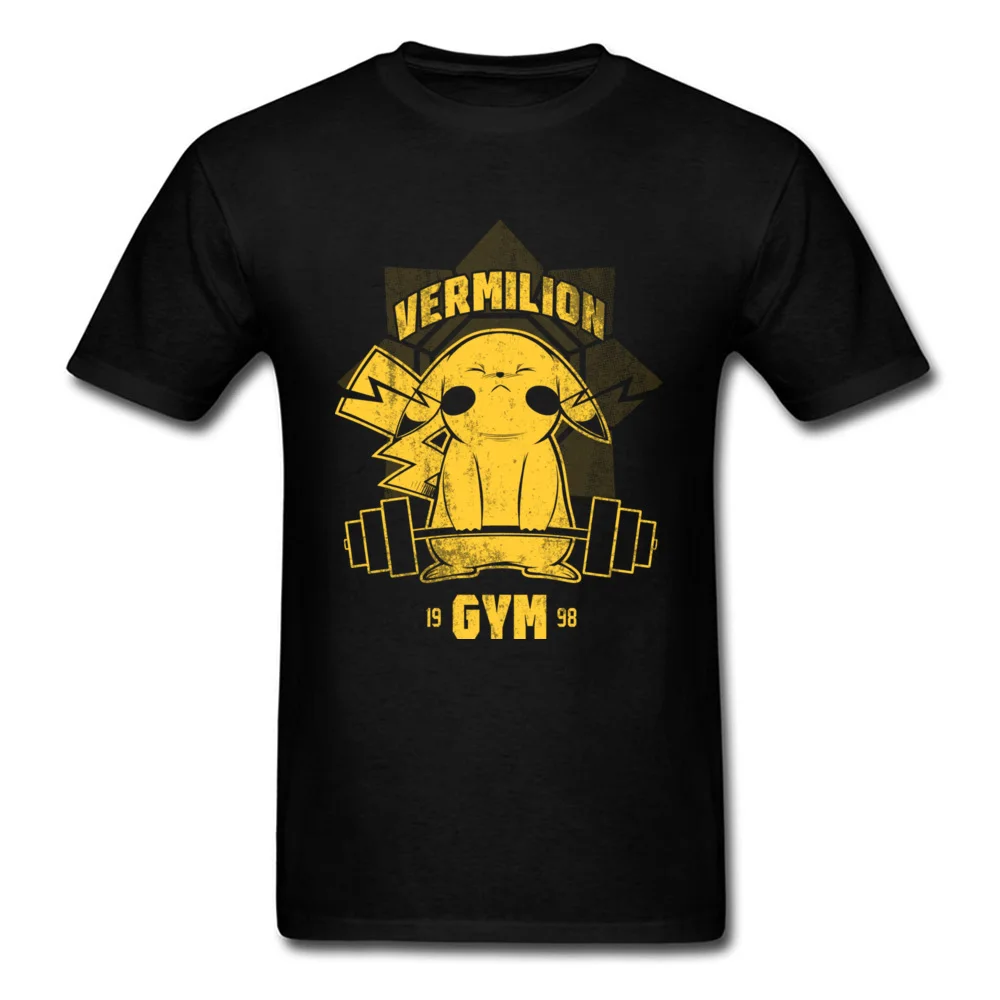 1998 Vermilion Fitnesscentre Barbell Spil T-Shirt Mænd Sommeren Black t-Shirts Vintage Hip Hop T-shirt Animationsfilm Sjovt Tøj