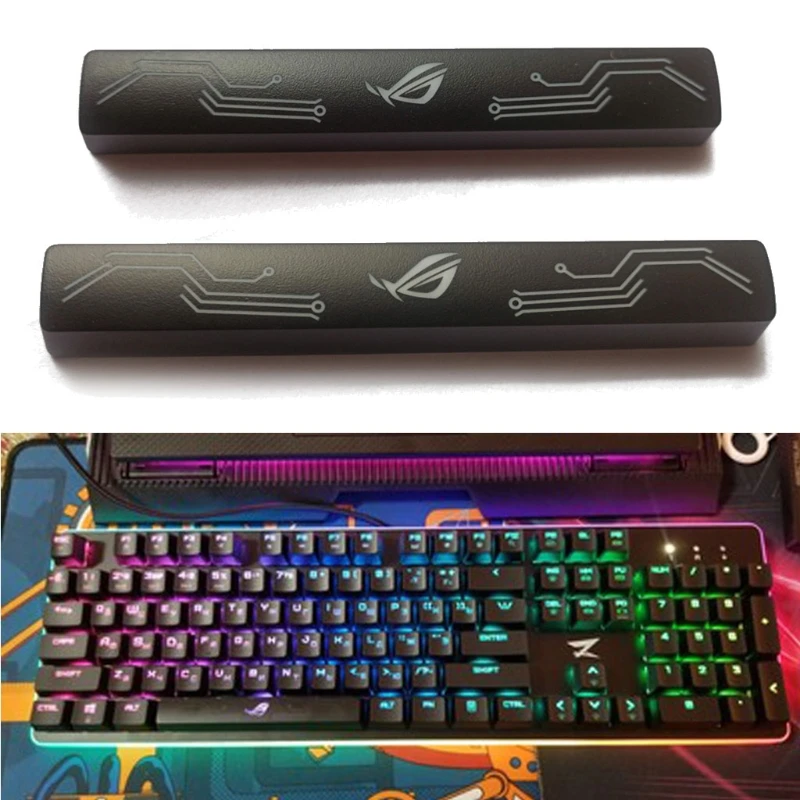 1PC RGB Tilpasset ABS Baggrundsbelyst Keycap Mekanisk Tastatur 6.0 X Razer 6,5 X Corsair K70 K65 K95 Plads Gennemskinnelige keycap