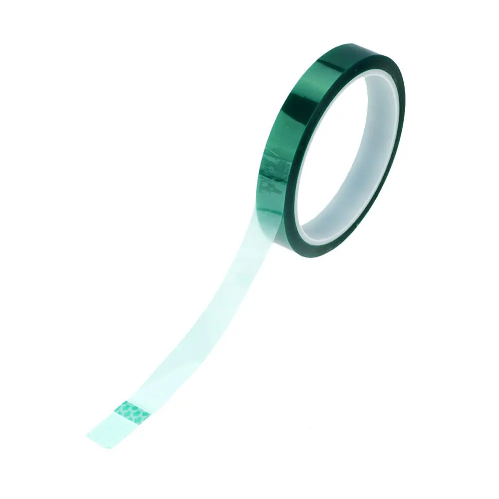 1STK 33M Grønne PET Bånd 5-300mm Varme-resistente PET Høj Temperatur Afskærmning Tape for PCB Lodde Plating Beskyttelse Isolering