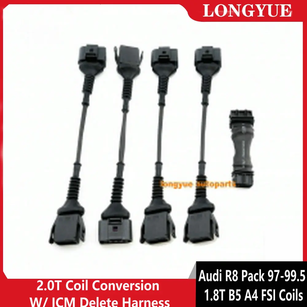 2.0 T-Spole Konvertering W/ ICM Slet Udnytte Kit til Audi R8 Pack 97-99.5 1.8 T B5 A4 FSI Spoler