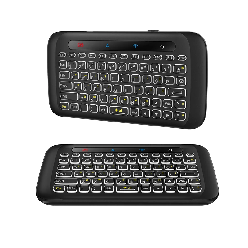 2,4 GHz Trådløse Tastatur med touchpad Baggrundsbelyst Fjernbetjening Tastaturer til Bærbare PC, Tablet Pad Smart Android TV Box