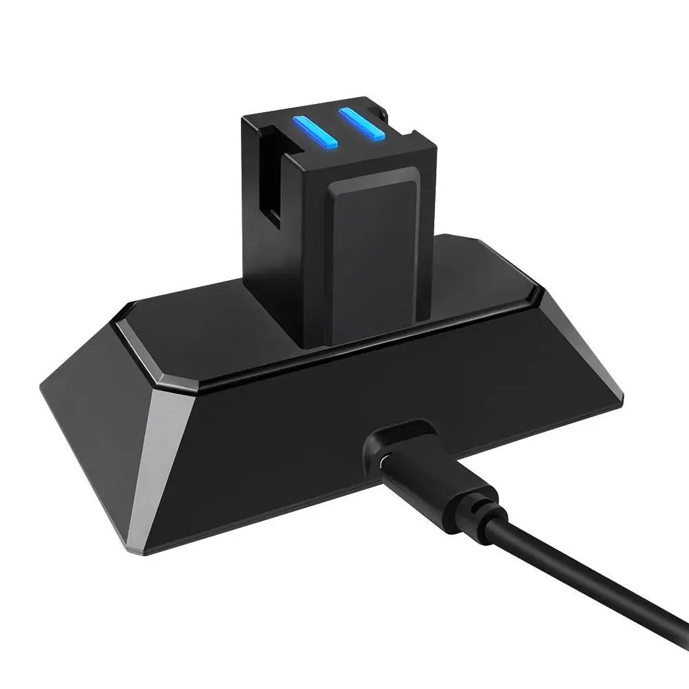 2 i 1 Gamepad Charger Cradle Dock Til NS Skifte Glæde-Con&Pro Gamepad Controller Charge Stå Med Type C LED Opladning Dock Stand