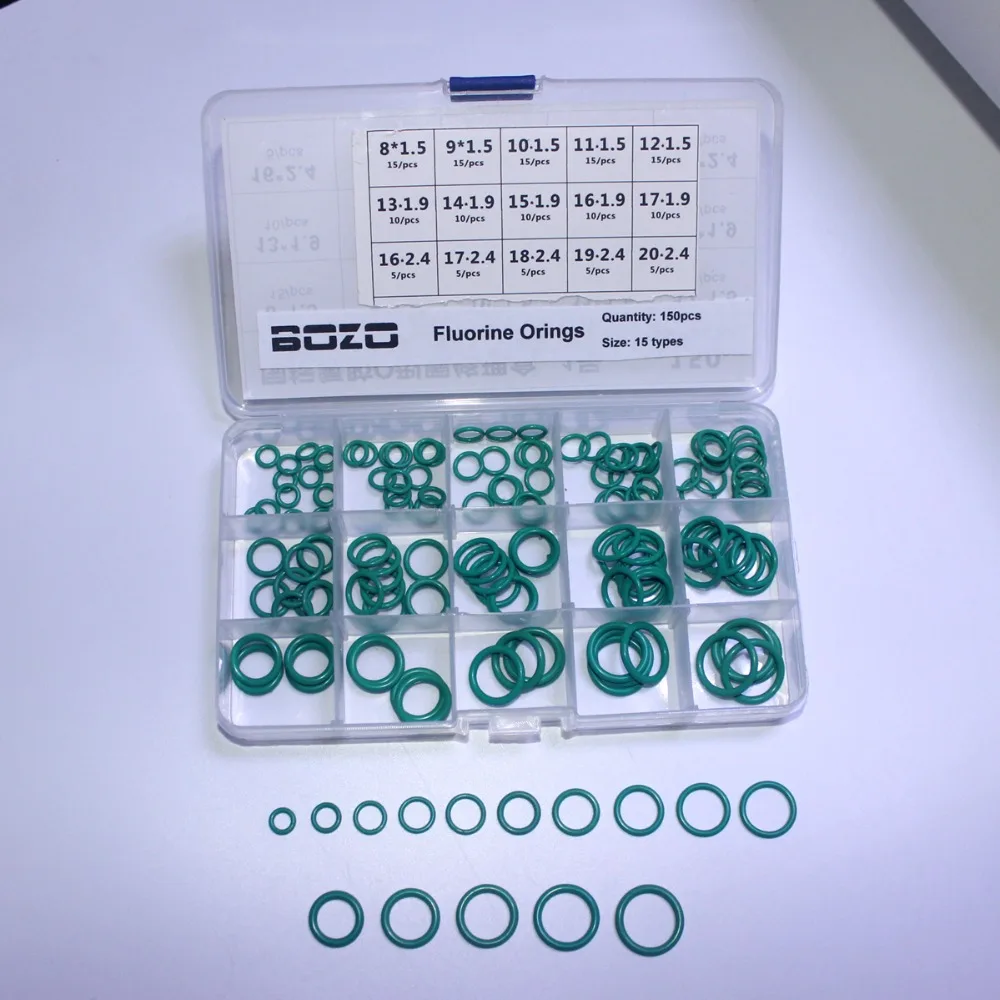 200PCS/1 MAX PCP Paintball NBR-Gummi Pakning Udskiftninger Forsegling O-ringe Holdbar Socket Sort 15 Størrelser til Rådighed O-ringe