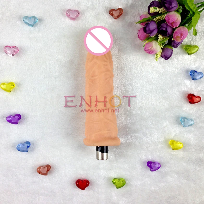 2016 super blød dildo med høj elasticitet køl Sex maskine vedhæftet fil sex toy simulering dildo til kærlighed maskine ENHOT-C-26