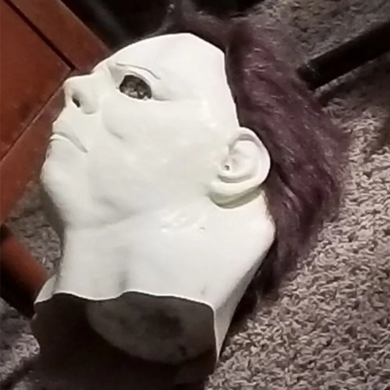 2018 Realistisk Party Dress Michael Myers Latex Halloween Maske