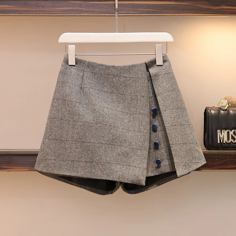 2019 Falder Nye Mode Off-The-Skulder Top Blå Sweater XL -5XL buksenederdele To-Stykke Tøj Søde Kvinder Vestido Strik