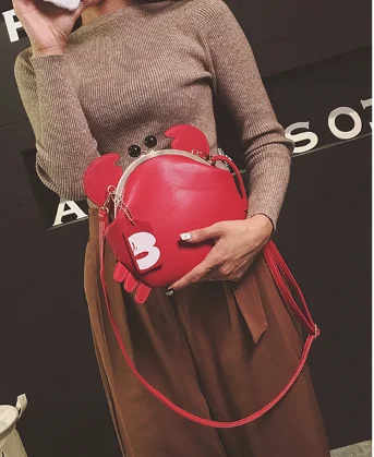 2019 ins hot krabbe model mini taske alsidig skulder taske lady kvinder Kæde Taske chic dressing taske pige mode