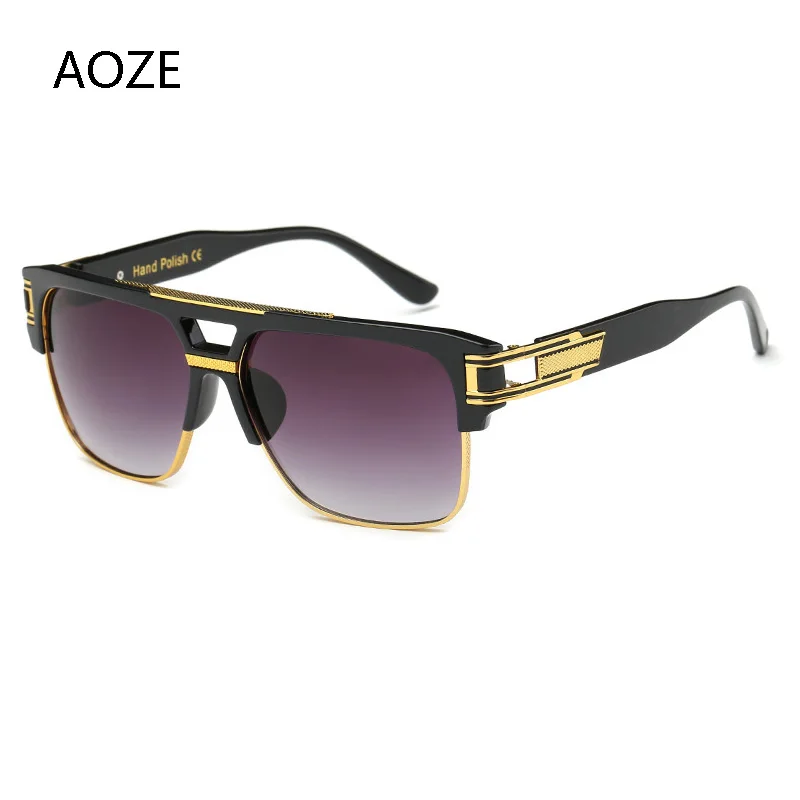 2020 Luksus fashion brand klassisk design grandmaster unisex gradient linse solbriller mænd ' s vintage briller UV oculos feminino
