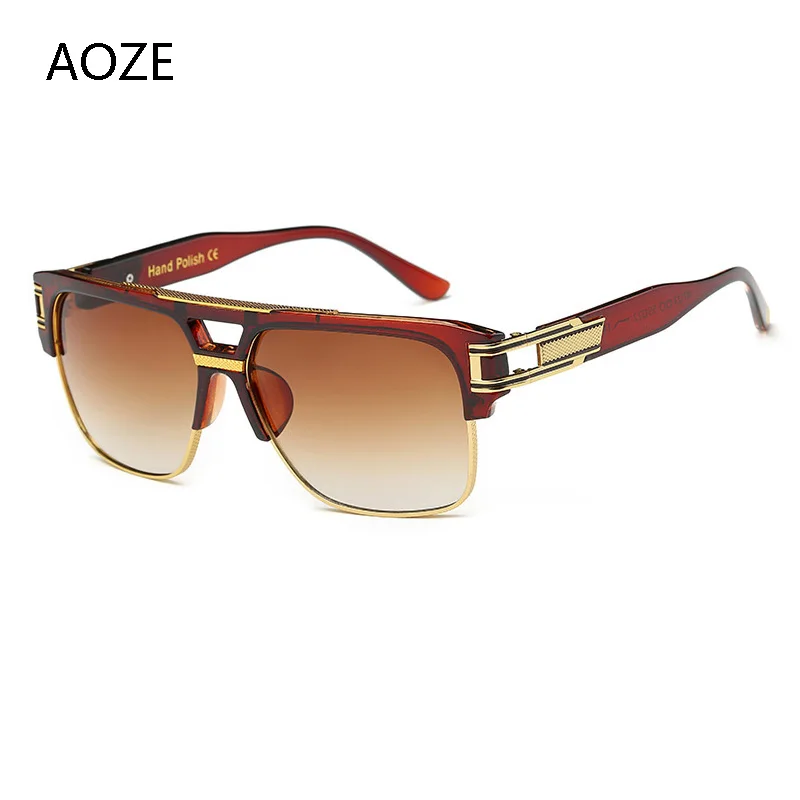 2020 Luksus fashion brand klassisk design grandmaster unisex gradient linse solbriller mænd ' s vintage briller UV oculos feminino
