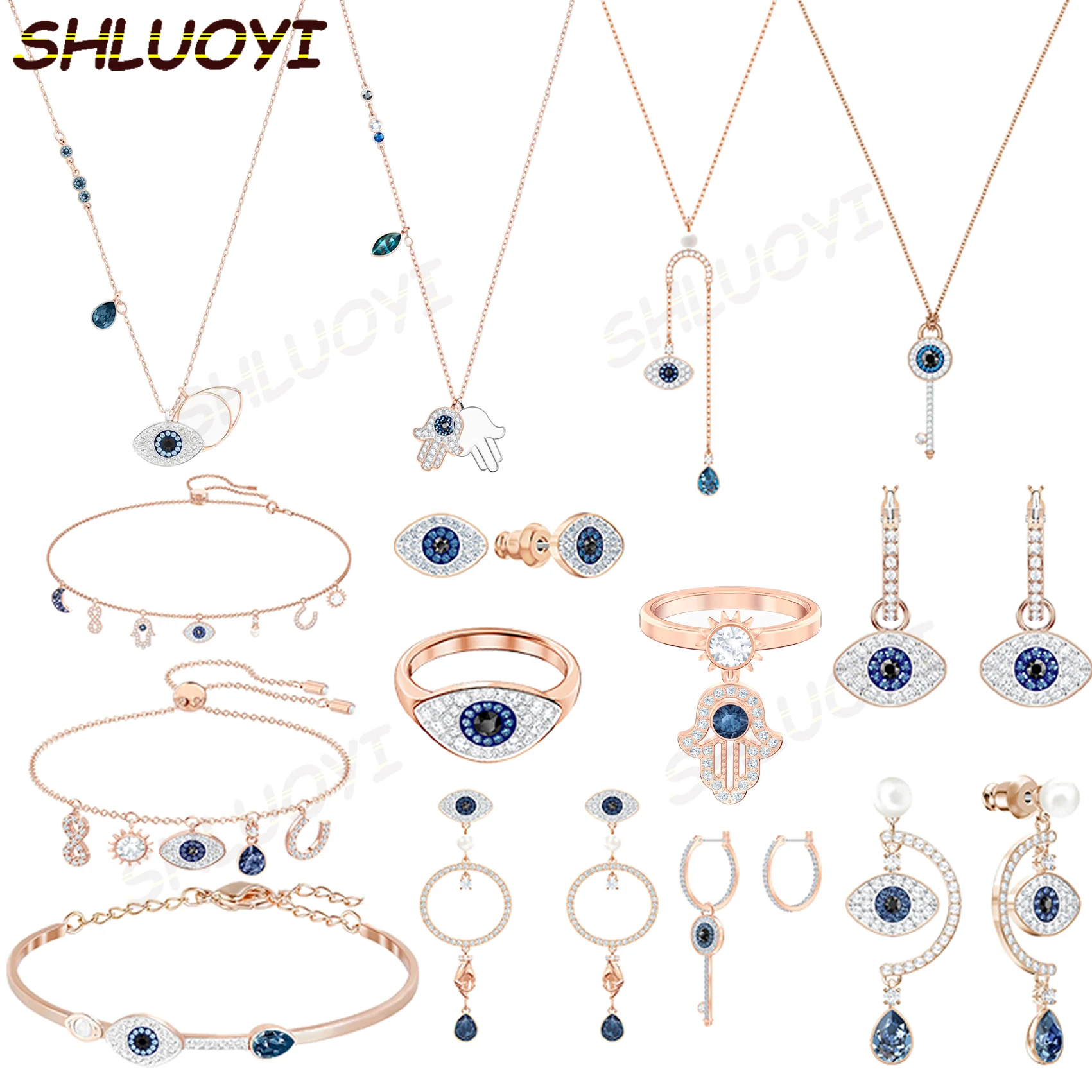 2020 mode smykker swa1:1 magic eye palm charme kvinders Halskæde