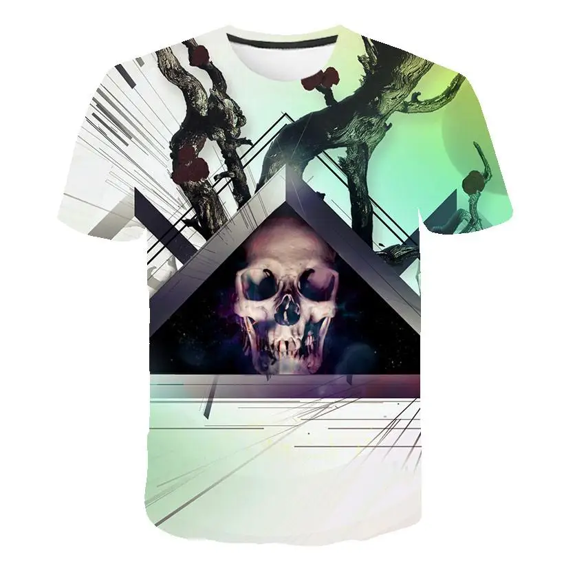 2020 Nye Design t-shirt mænd/kvinder khabib nurmagomedov t-shirt Kraniet 3D printede t-shirts, casual løbe t-shirt t-shirt streetwear